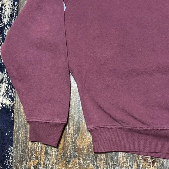 Ford Maroon Crewneck Sweatshirt with Light Blue 'Bronco 66' - Picture 4 of 9